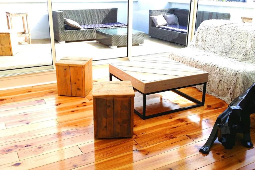 T2 A Anglet Grande Terrasse Vue Mer, Plage A Pied. Экстерьер фото
